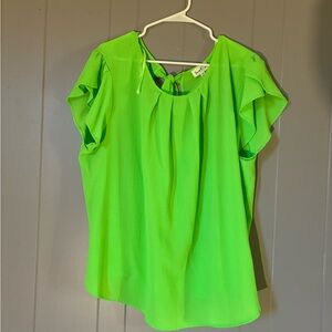 Love J Bright Green Blouse